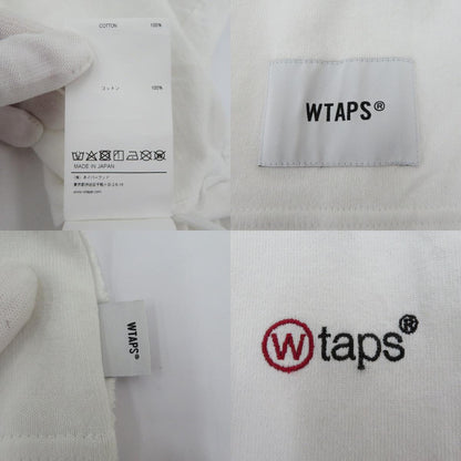 【中古】W)TAPS | ダブルタップス Lim / LS / Cotton 長袖Ｔシャツ 251ATDT-CSM12 ホワイト サイズ：2【瀬戸大橋店】