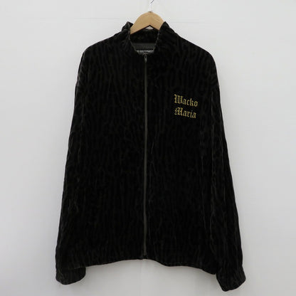 【中古】WACKOMARIA | ワコマリア LEOPARD VELVET JACKET その他アウター 22SS-WMO-SS02 ジャケット グレー サイズ：L【瀬戸大橋店】