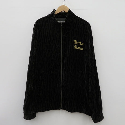 【中古】WACKOMARIA | ワコマリア LEOPARD VELVET JACKET その他アウター 22SS-WMO-SS02 ジャケット グレー サイズ：L【瀬戸大橋店】