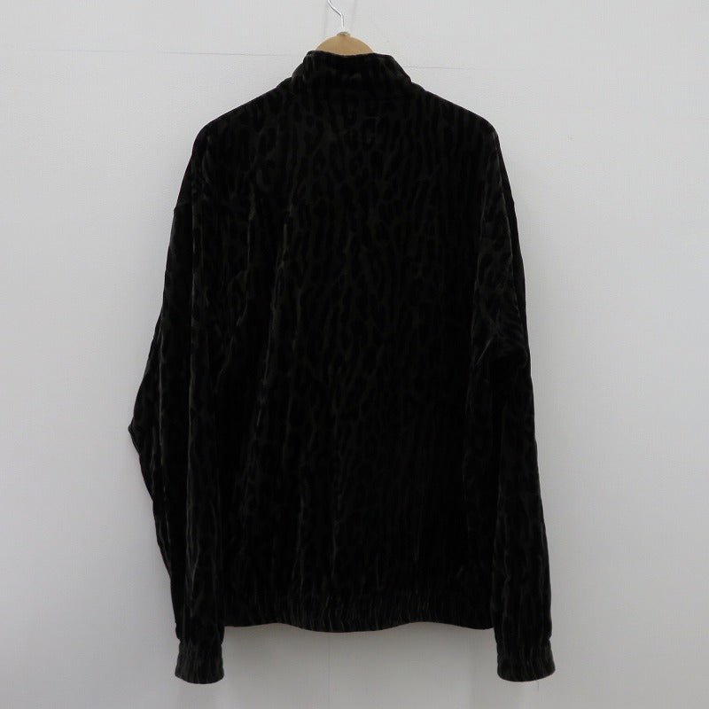 【中古】WACKOMARIA | ワコマリア LEOPARD VELVET JACKET その他アウター 22SS-WMO-SS02 ジャケット グレー サイズ：L【瀬戸大橋店】