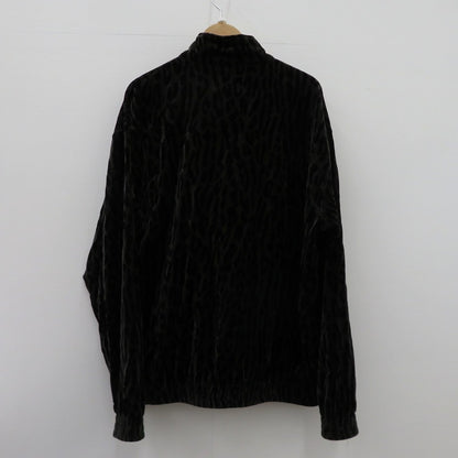 【中古】WACKOMARIA | ワコマリア LEOPARD VELVET JACKET その他アウター 22SS-WMO-SS02 ジャケット グレー サイズ：L【瀬戸大橋店】