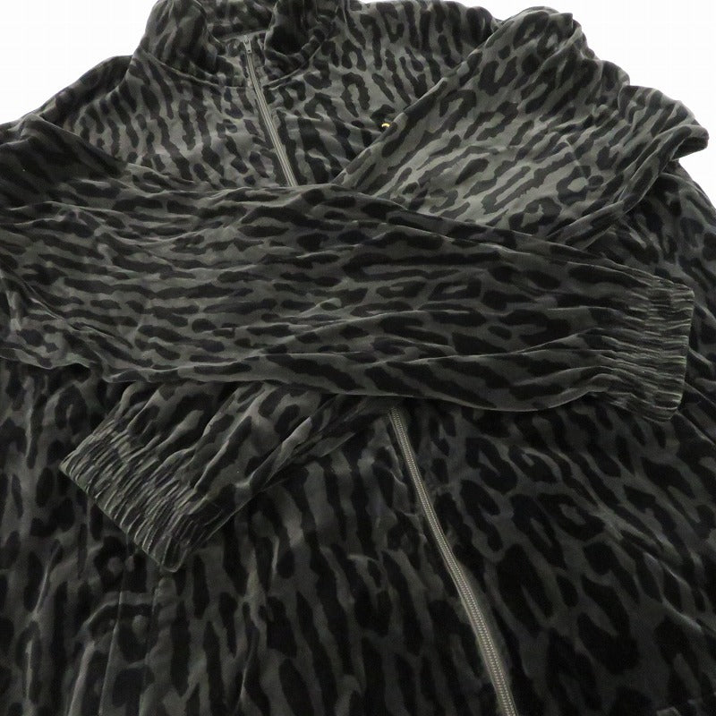 【中古】WACKOMARIA | ワコマリア LEOPARD VELVET JACKET その他アウター 22SS-WMO-SS02 ジャケット グレー サイズ：L【瀬戸大橋店】