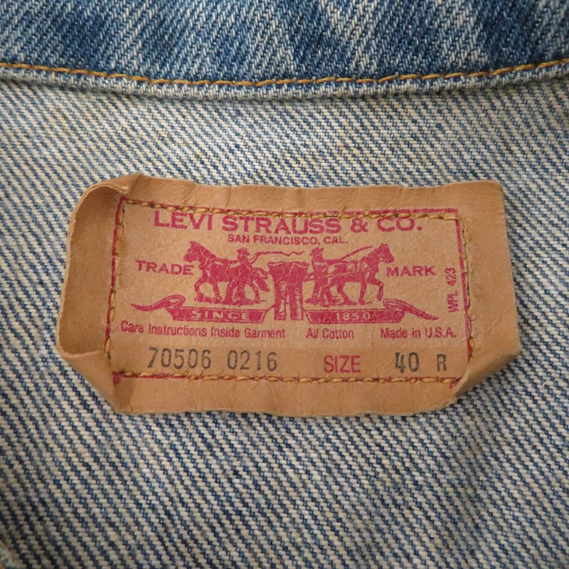 【中古】Levi's | リーバイス デニム 70506 0216 ブルー サイズ：40【瀬戸大橋店】