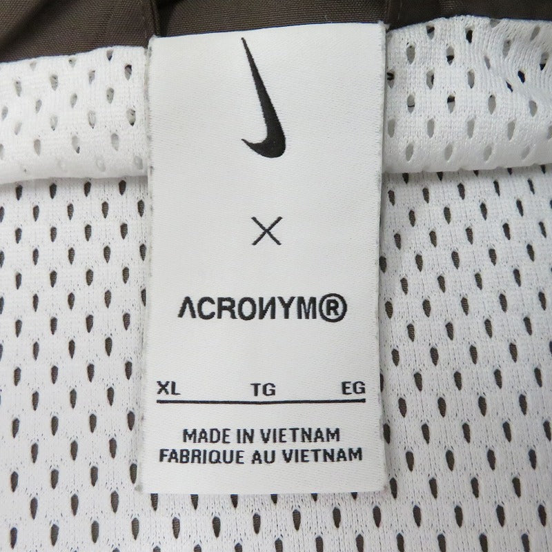 NIKE | ナイキ ×ACRONYM NRG CS WOVEN JACKET ナイロンジャケット CZ4669-100 ブラック サイズ：XL【瀬戸大橋店】