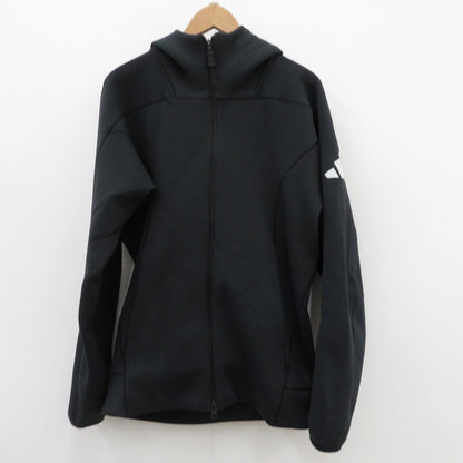 adidas | アディダス レギュラーフィットフルジップフーディー パーカー IX5654 ブラック サイズ：M【瀬戸大橋店】