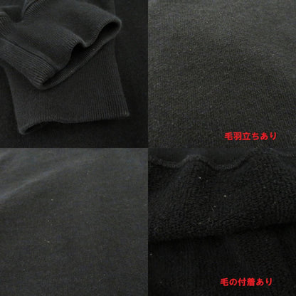 cup and cone/Forward Weave/ﾊｰﾌｼﾞｯﾌﾟ スウェット ブラック サイズ：3【瀬戸大橋店】