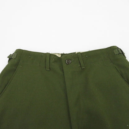 MILITARY衣料 | ミリタリーイリョウ U.S.ARMY/M-1951 wool trousers パンツ 55-T-35650-40 カーキ サイズ：S【瀬戸大橋店】