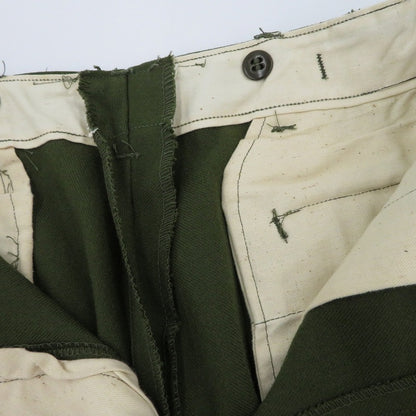 MILITARY衣料 | ミリタリーイリョウ U.S.ARMY/M-1951 wool trousers パンツ 55-T-35650-40 カーキ サイズ：S【瀬戸大橋店】