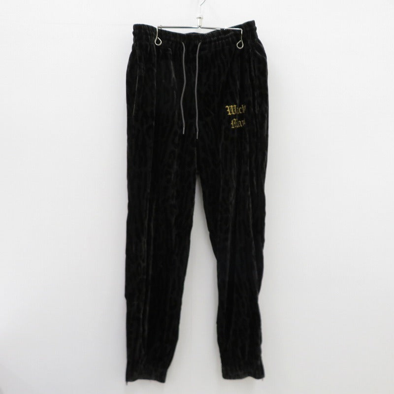 WACKOMARIA | ワコマリア LEOPARD VELVET PANTS パンツ 22SS-WMO-SP02 グレー サイズ：M【瀬戸大橋店】