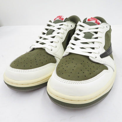 NIKE | ナイキ Travis Scott×AJ1 Low OG SP 'Reverse Olive' スニーカー DM7866-200 エアジョーダン カーキ 26.5cm【瀬戸大橋店】
