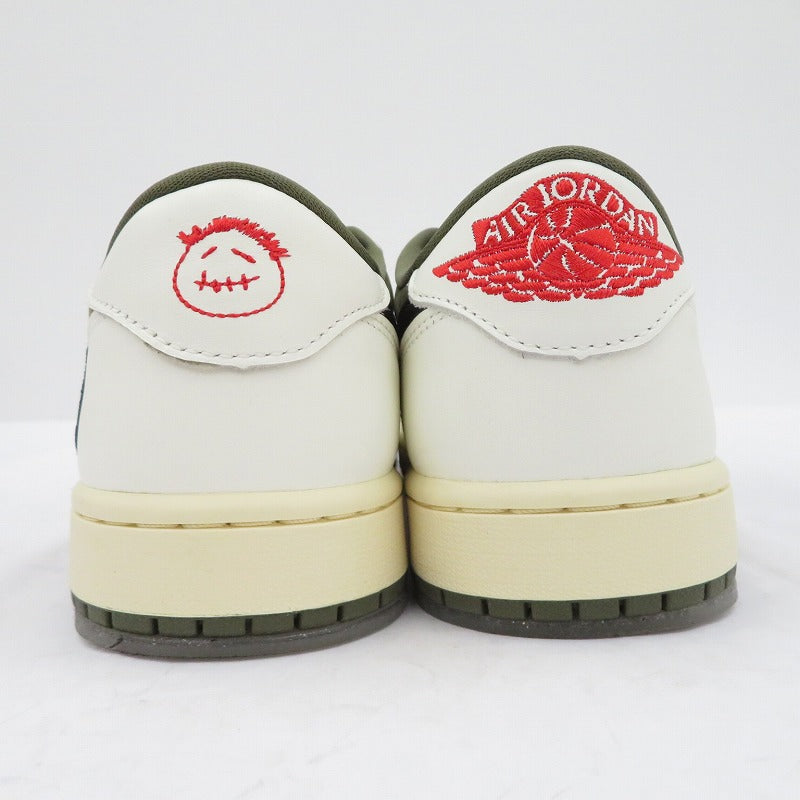 NIKE | ナイキ Travis Scott×AJ1 Low OG SP 'Reverse Olive' スニーカー DM7866-200 エアジョーダン カーキ 26.5cm【瀬戸大橋店】