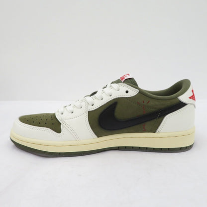 NIKE | ナイキ Travis Scott×AJ1 Low OG SP 'Reverse Olive' スニーカー DM7866-200 エアジョーダン カーキ 26.5cm【瀬戸大橋店】