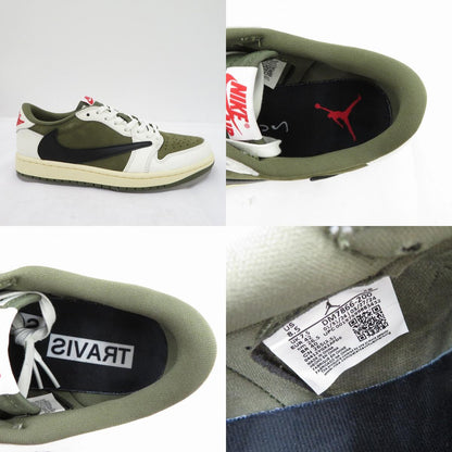 NIKE | ナイキ Travis Scott×AJ1 Low OG SP 'Reverse Olive' スニーカー DM7866-200 エアジョーダン カーキ 26.5cm【瀬戸大橋店】