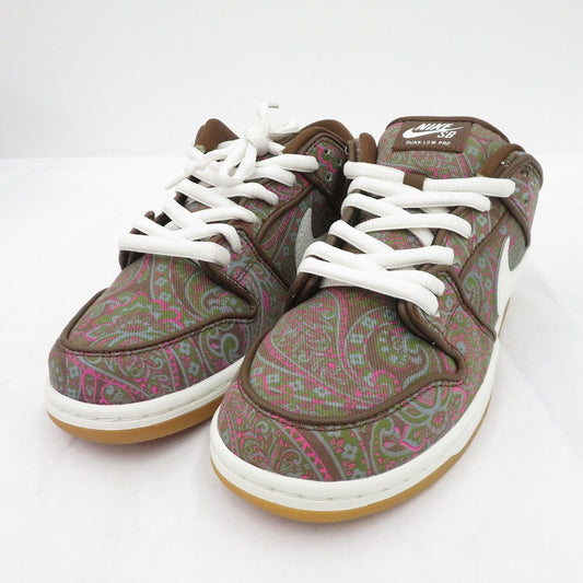 NIKE SB | ナイキエスビー Dunk Low PRM 'Brown Paisley' スニーカー DH7534-200 ダンク ブラウン 26.5cm【瀬戸大橋店】