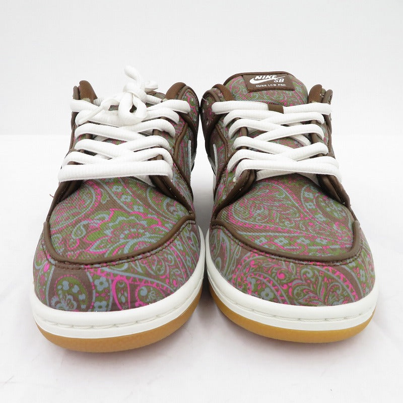 NIKE SB | ナイキエスビー Dunk Low PRM 'Brown Paisley' スニーカー DH7534-200 ダンク ブラウン 26.5cm【瀬戸大橋店】