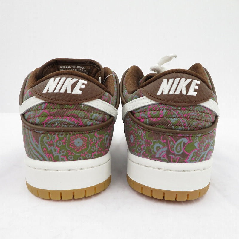 NIKE SB | ナイキエスビー Dunk Low PRM 'Brown Paisley' スニーカー DH7534-200 ダンク ブラウン 26.5cm【瀬戸大橋店】