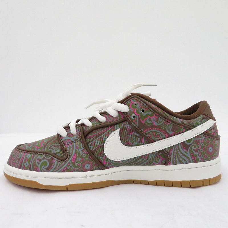 NIKE SB | ナイキエスビー Dunk Low PRM 'Brown Paisley' スニーカー DH7534-200 ダンク ブラウン 26.5cm【瀬戸大橋店】