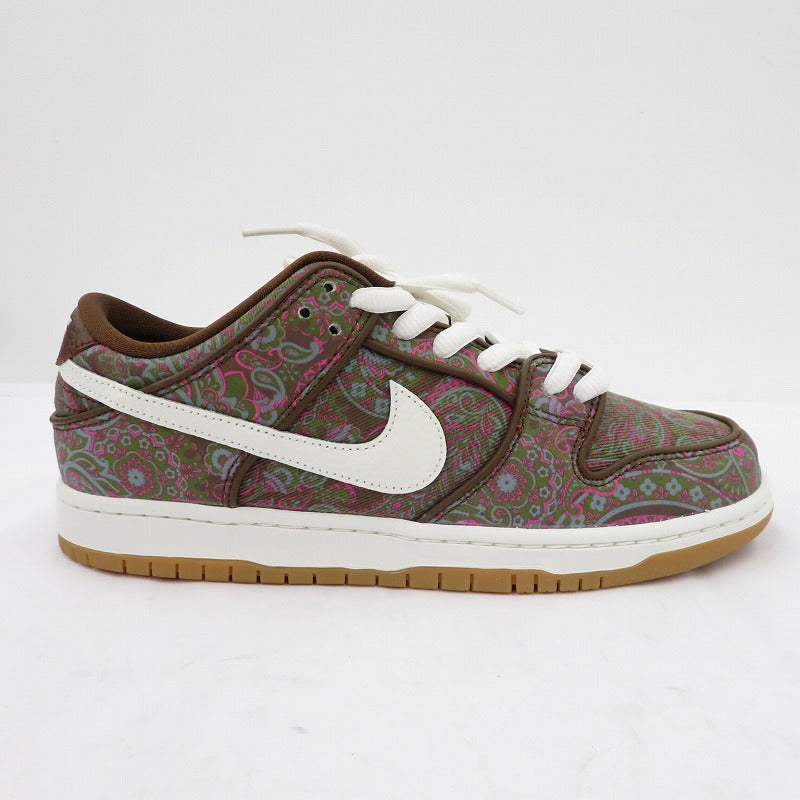 NIKE SB | ナイキエスビー Dunk Low PRM 'Brown Paisley' スニーカー DH7534-200 ダンク ブラウン 26.5cm【瀬戸大橋店】