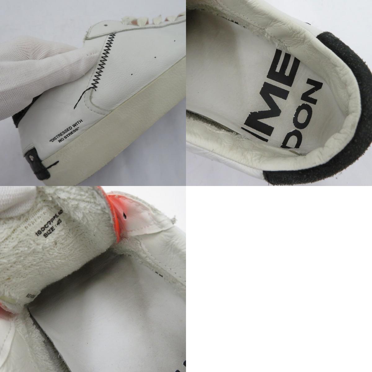 スニーカー 16007PP5 CRIME LONDON ホワイト 27.5cm【瀬戸大橋店】