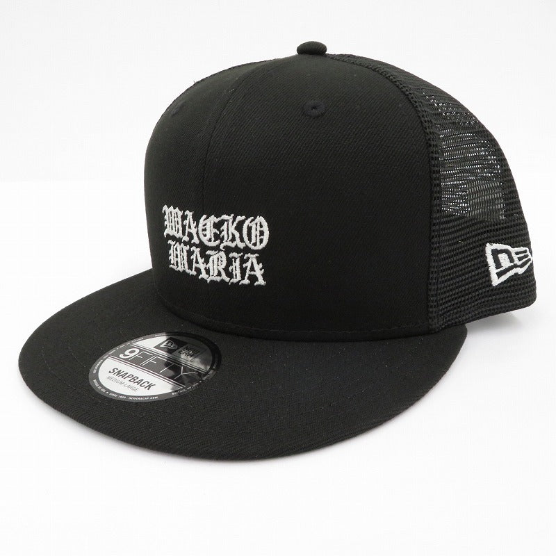 WACKOMARIA | ワコマリア NEW ERA 59FIFTY TRUCKER キャップ 26SS-WMA-CP04 ブラック【瀬戸大橋店】