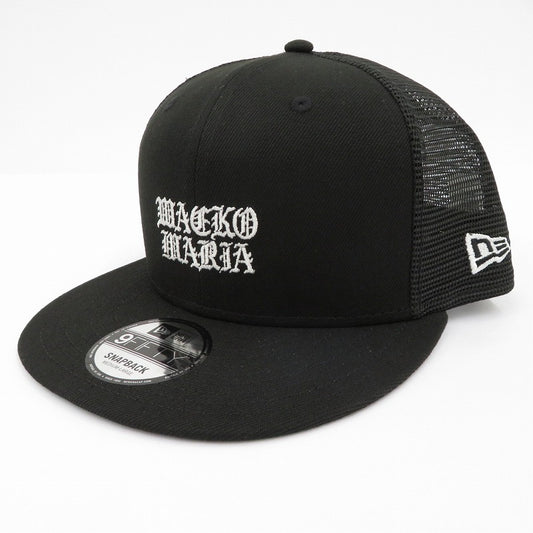 WACKOMARIA | ワコマリア NEW ERA 59FIFTY TRUCKER キャップ 26SS-WMA-CP04 ブラック【瀬戸大橋店】