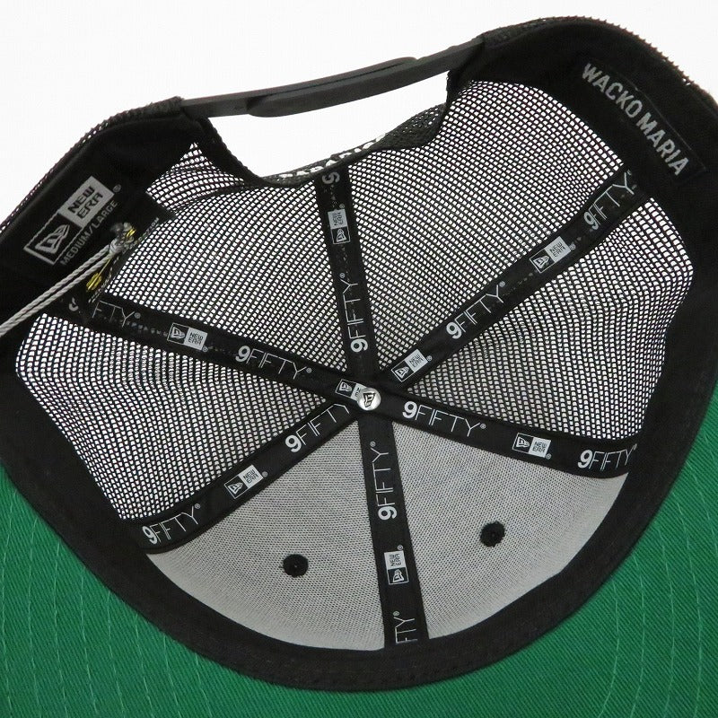 WACKOMARIA | ワコマリア NEW ERA 59FIFTY TRUCKER キャップ 26SS-WMA-CP04 ブラック【瀬戸大橋店】