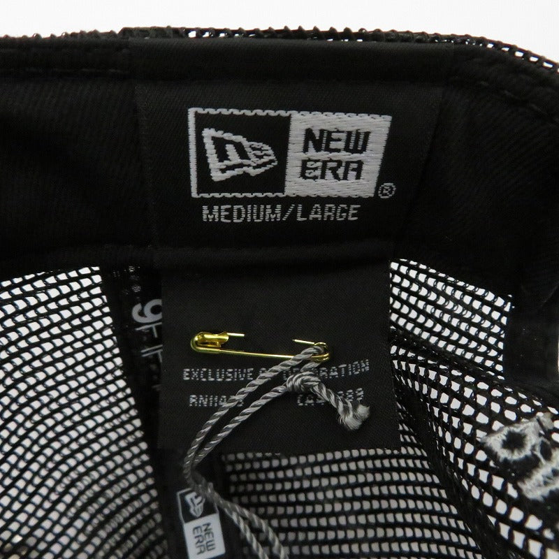 WACKOMARIA | ワコマリア NEW ERA 59FIFTY TRUCKER キャップ 26SS-WMA-CP04 ブラック【瀬戸大橋店】