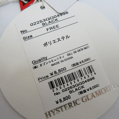 HYSTERIC GLAMOUR | ヒステリックグラマー SEE NO EVIL刺繍 アームウォーマー その他小物 02253QG04996 ブラック【瀬戸大橋店】
