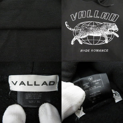 パーカー VALLAD ブラック サイズ：XL【瀬戸大橋店】