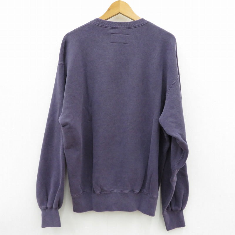 WACKOMARIA | ワコマリア WASHED MIDDLE WEIGHT CREW NECK スウェット 26SS-WMC-SS06 パープル サイズ：M【瀬戸大橋店】