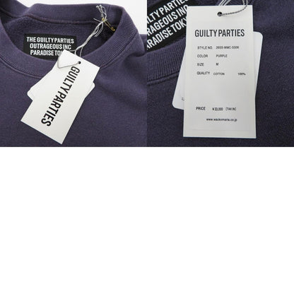 WACKOMARIA | ワコマリア WASHED MIDDLE WEIGHT CREW NECK スウェット 26SS-WMC-SS06 パープル サイズ：M【瀬戸大橋店】