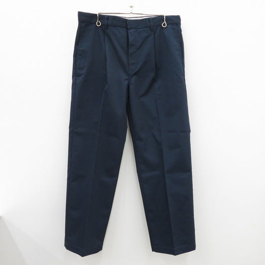 WACKOMARIA | ワコマリア DICKIES PLEATED TROUSERS パンツ 26SS-WMP-DC01 ネイビー サイズ：L【瀬戸大橋店】