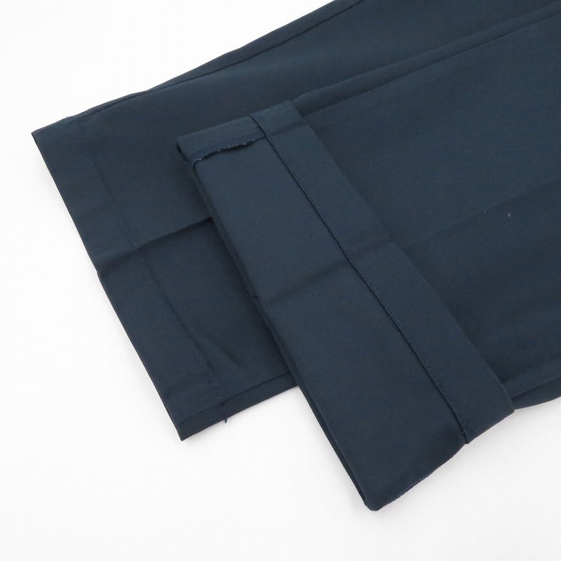 WACKOMARIA | ワコマリア DICKIES PLEATED TROUSERS パンツ 26SS-WMP-DC01 ネイビー サイズ：L【瀬戸大橋店】