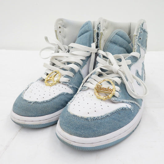 NIKE | ナイキ WMNS AJ1 High OG 'Denim' スニーカー DM9036-104 エアジョーダン ブルー 28cm【瀬戸大橋店】