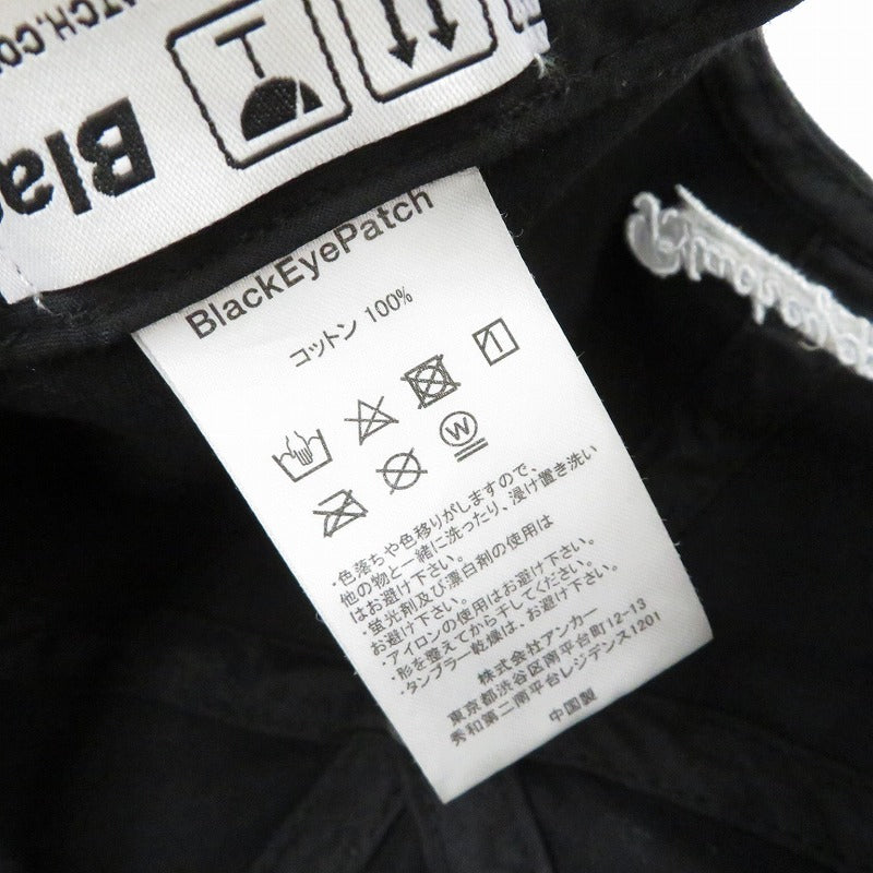 BlackEyePatch | ブラックアイパッチ キャップ ブラック【瀬戸大橋店】