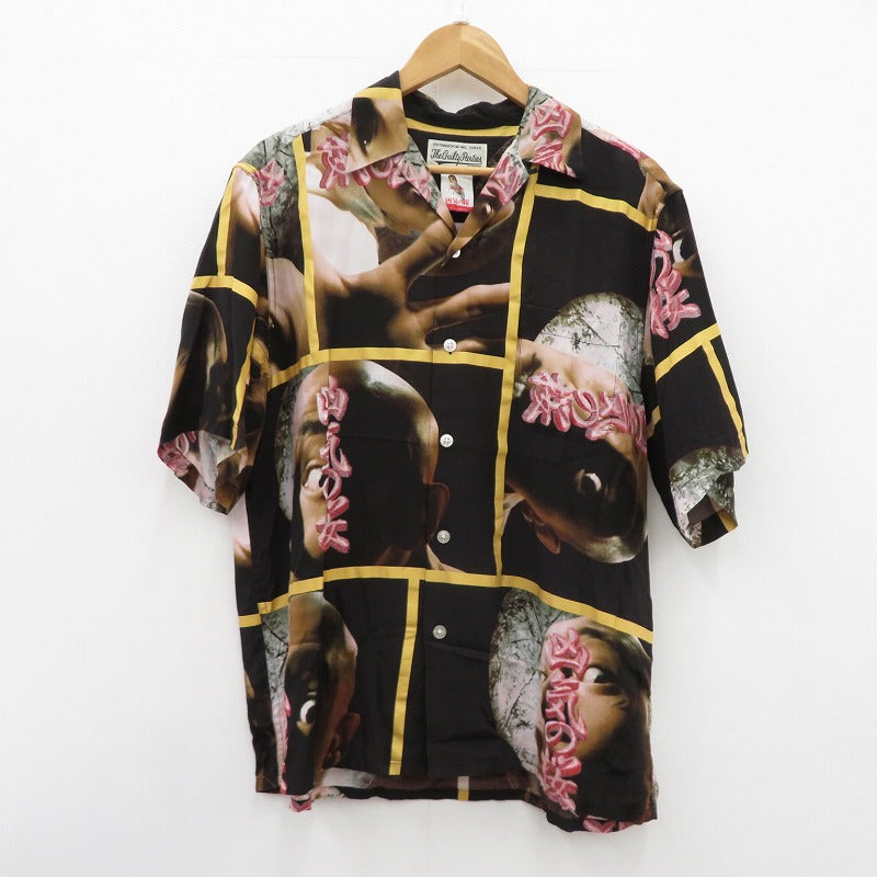 WACKOMARIA | ワコマリア HAWAIIAN SHIRT S/S その他トップス NTJ-WM-HI02 アロハ ブラック サイズ：M【瀬戸大橋店】