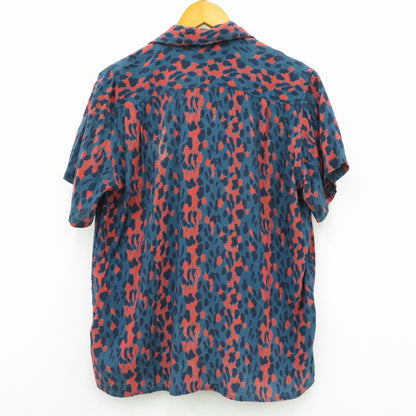 WACKOMARIA | ワコマリア LEOPARD HAWAIIAN SHIRT その他トップス 19SSE-WMS-HI02 ネイビー サイズ：M【瀬戸大橋店】