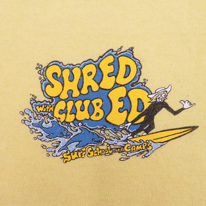 Santa Cruz Shred with Clubed 半袖Ｔシャツ イエロー【瀬戸大橋店】