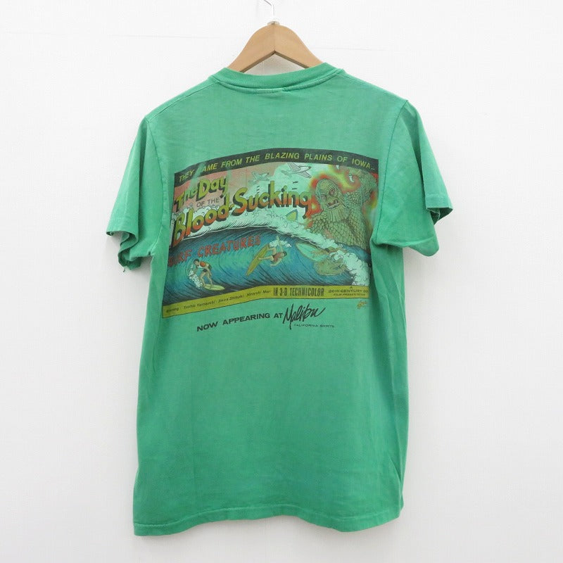STEDMAN サーフプリント 半袖Ｔシャツ グリーン サイズ：M【瀬戸大橋店】