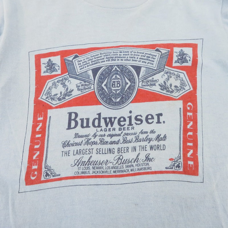 TKO Budweiser 半袖Ｔシャツ ブルー サイズ：S【瀬戸大橋店】