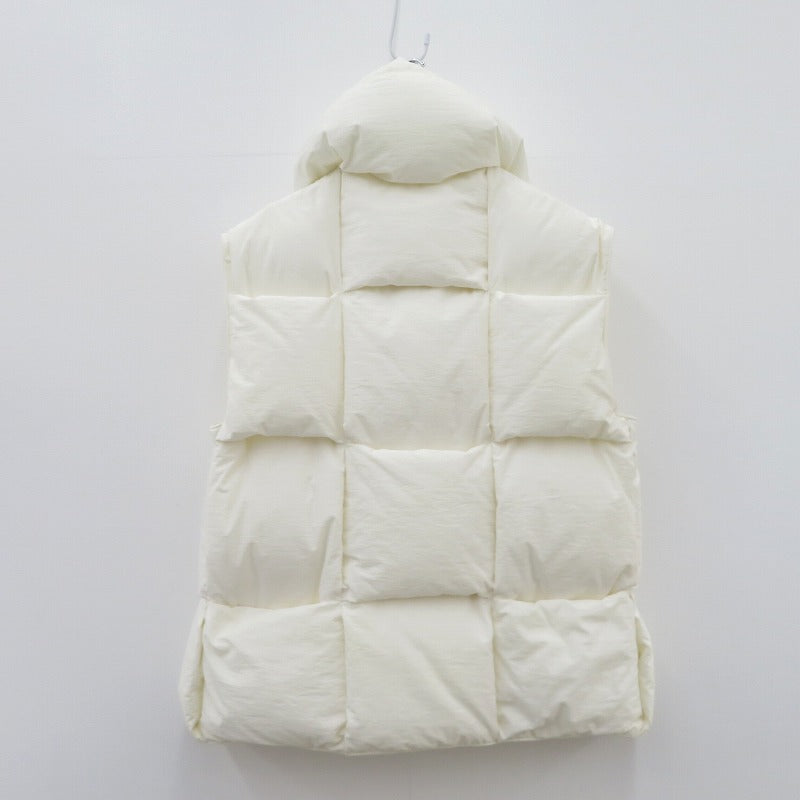 BOTTEGA VENETA | ボッテガヴェネタ ﾊﾟﾃｯﾄﾞﾍﾞｽﾄ 中綿ジャケット 716970 VF4K0 アイボリー サイズ：XS【瀬戸大橋店】
