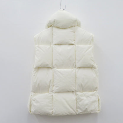 BOTTEGA VENETA | ボッテガヴェネタ ﾊﾟﾃｯﾄﾞﾍﾞｽﾄ 中綿ジャケット 716970 VF4K0 アイボリー サイズ：XS【瀬戸大橋店】
