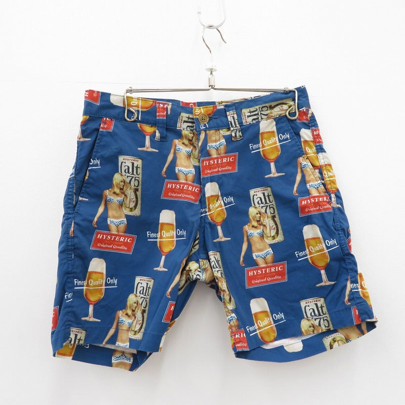 HYSTERIC GLAMOUR | ヒステリックグラマー ショートパンツ 0252AM04 ブルー サイズ：S【瀬戸大橋店】