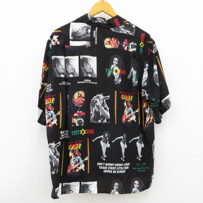 WACKOMARIA | ワコマリア BOB MARLEY その他トップス アロハ ブラック サイズ：M【瀬戸大橋店】