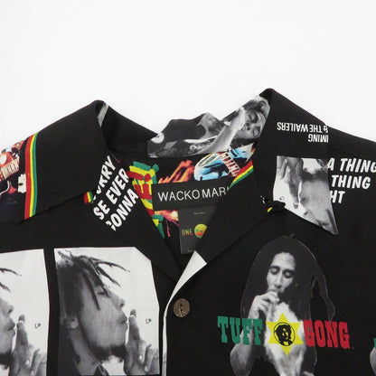 WACKOMARIA | ワコマリア BOB MARLEY その他トップス アロハ ブラック サイズ：M【瀬戸大橋店】