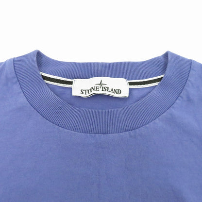 STONE ISLAND | ストーンアイランド Fingerprint Logo Tee 半袖Ｔシャツ K1S152100016 パープル サイズ：M【瀬戸大橋店】