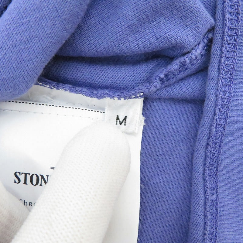 STONE ISLAND | ストーンアイランド Fingerprint Logo Tee 半袖Ｔシャツ K1S152100016 パープル サイズ：M【瀬戸大橋店】