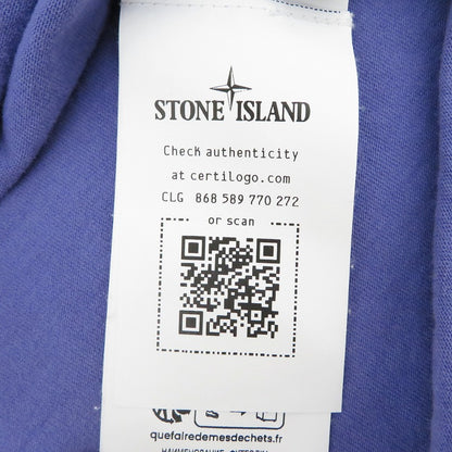 STONE ISLAND | ストーンアイランド Fingerprint Logo Tee 半袖Ｔシャツ K1S152100016 パープル サイズ：M【瀬戸大橋店】