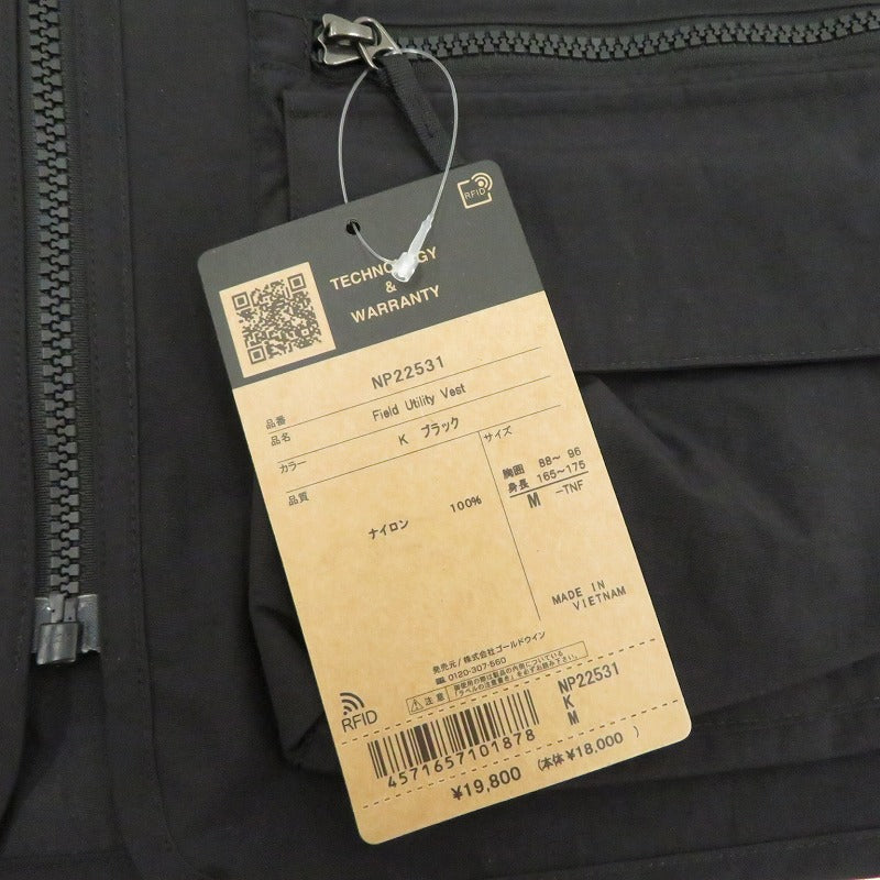 THE NORTH FACE | ザ・ノースフェイス Field Utility Vest ベスト NP22531 ブラック サイズ：M【瀬戸大橋店】