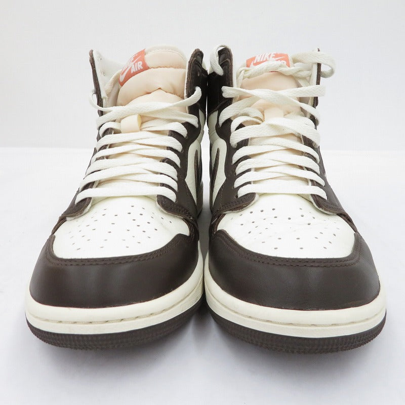 NIKE | ナイキ WMNS AJ1 High OG 'Baroque Brown' スニーカー FD2596-200 エアジョーダン ブラウン 28cm【瀬戸大橋店】
